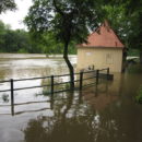 Hochwasser: Bootshaus